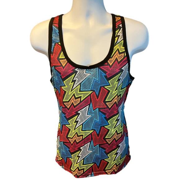 Andrew Christian Geometric Mesh Tank Medium - Picture 1 of 10
